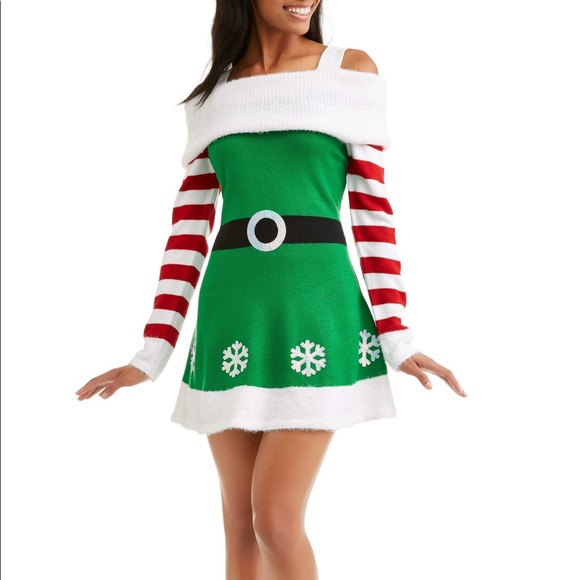 Ugly Sweater Elf Dress 